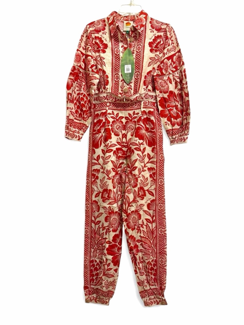 Farm Rio Pineapple Garden Jumpsuit size XS
NWT priced $245 MISSING BELT
